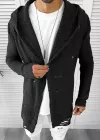 Cardigan barbati gri inchis slim fit ZR T3559 K23 * 1.3