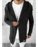 Cardigan barbati gri inchis slim fit ZR T3559 k22-3.4