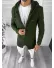 Cardigan barbati kaki cu gluga slim fit ZR T3615 P19-4.3