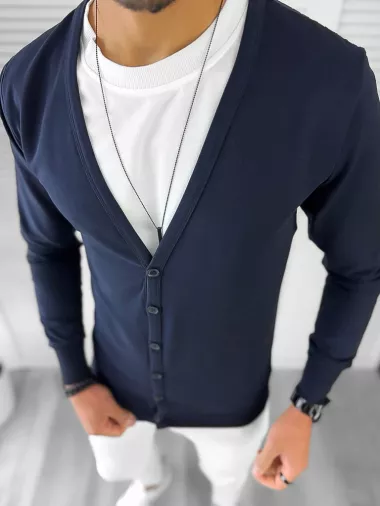 Bluza barbati bleumarin slim fit 12975 D8-1