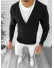 Bluza barbati neagra slim fit 12975 I10-3