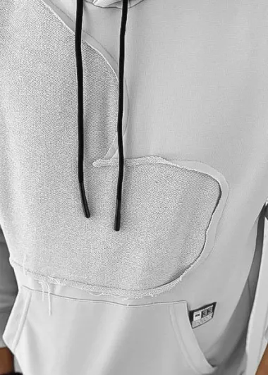 Hanorac barbati slim fit gri K004 i16-3.2