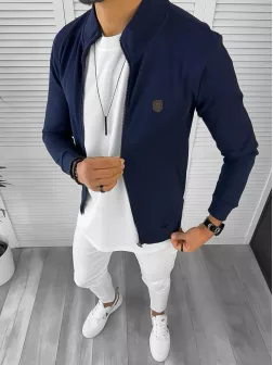 Bluza barbati bleumarin slim fit 12977 N7-4.3