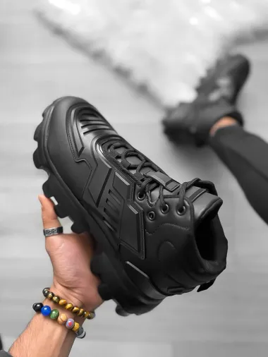 Ghete barbati negre 11925 N9-4