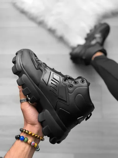 Ghete barbati negre 11925 N9-4