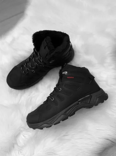 Bocanci barbati imblaniti negri A76 T53-2