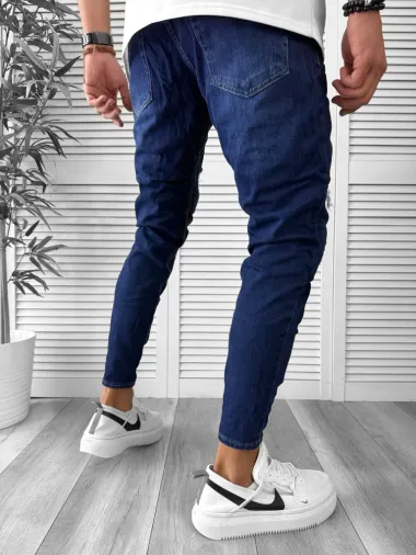 Blugi barbati conici albastri GM484 M3-2.2