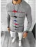 Pulover barbati gros slim fit gri T3587 91-2 27-4 E~