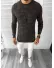 Pulover barbati gros slim fit maro T3703 34.1