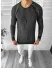 Pulover barbati gros slim fit negru T3711 i15-1.1