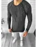 Pulover barbati gros slim fit negru T3711 i15-1.1