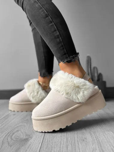 Saboti imblaniti dama, bej MDB23 T3-1