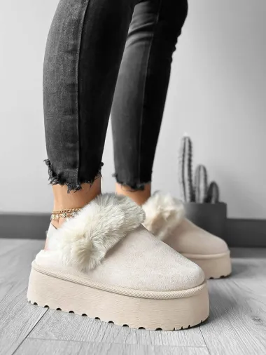 Saboti imblaniti dama, bej MDB23 T3-1