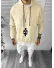Hanorac barbati bej slim fit K179 K8-4