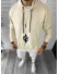 Hanorac barbati bej slim fit K179 K8-4