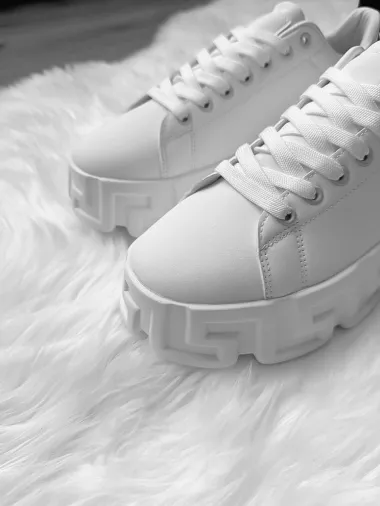 Adidasi barbati VSC Greca albi 082 T15-2