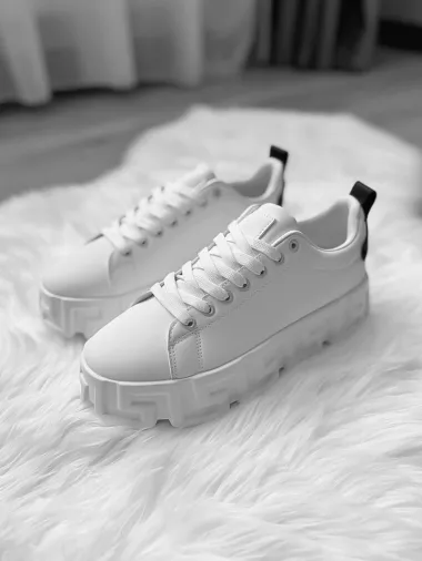 Adidasi barbati VSC Greca albi 082 T15-2