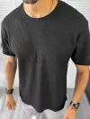 Tricou barbati slim fit negru 12954 41-2