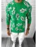 Bluza barbati cu imprimeu verde K410 27-4.3