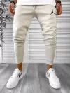 Pantaloni de trening bej conici 12361 126-4