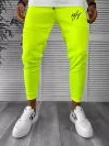 Pantaloni de trening neon, silon, conici 12378 37-3