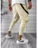 Pantaloni de trening cargo, bej , conici Y089 34-3