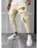 Pantaloni de trening cargo, bej , conici Y090 19-4