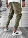 Pantaloni de trening cargo, kaki, conici Y310 16-5