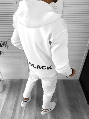 Trening barbati slim fit alb 1033 D2-5.2