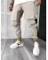 Pantaloni de trening cargo, bej, conici Y359 32-4