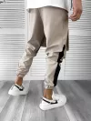 Pantaloni de trening cargo, bej, conici Y359 32-4