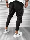 Pantaloni de trening cargo, negri, conici K526 40-1