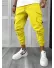 Pantaloni de trening cargo, mustar, conici Y101 P20-4.3