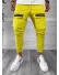 Pantaloni de trening cargo, mustar, conici Y103 120-2.3 Pantaloni de trening cargo, mustar, conici Y103 120-2.3