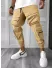 Pantaloni de trening cargo, maro, conici K006 14-4