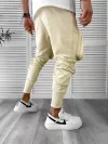 Pantaloni de trening cargo, bej, conici Y248 33-2