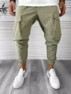 Pantaloni de trening cargo, kaki, conici Y410 14-5