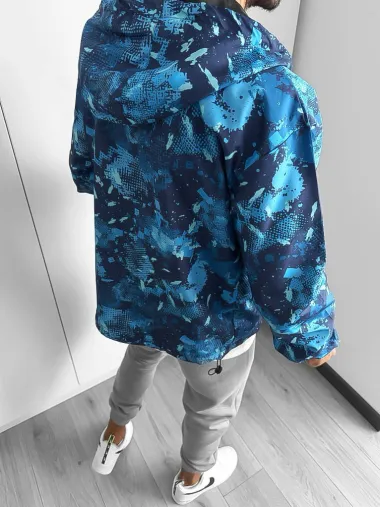 Geaca barbati de toamna cu imprimeu din fas subtire 12174 P20-4.1