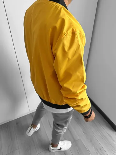 Geaca barbati de toamna mustar din fas subtire 12334 N2-5.1 , 6.1