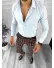 Pantaloni barbati eleganti grena in carouri B1626 F7-5 