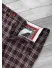 Pantaloni barbati eleganti grena in carouri B1626 F7-5 