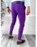 Pantaloni barbati eleganti regular fit mov B1734 B12-4
