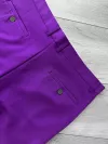 Pantaloni barbati eleganti regular fit mov B1734 E 24-1~