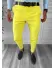 Pantaloni barbati eleganti regular fit galbeni B1734 F6 U4-1