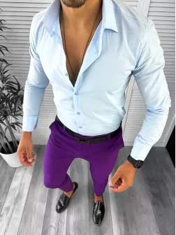 Tinuta barbati smart casual Pantaloni + Camasa 12710 Tinuta barbati smart casual Pantaloni + Camasa 12710