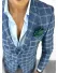 Sacou barbati slim fit in carouri 12715 107-2 Sacou barbati slim fit in carouri 12715 107-2