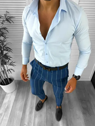 Tinuta barbati smart casual Pantaloni + Camasa 12619 E