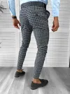 Pantaloni barbati eleganti regular fit carouri B1739 28-4 E~