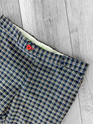 Pantaloni barbati eleganti regular fit carouri B1739 D11-6