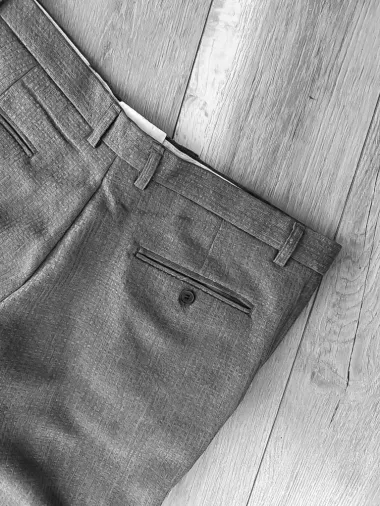 Pantaloni barbati eleganti regular fit gri B1769 114-3